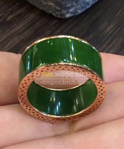 Nhẫn Ngọc Bích Nephrite Jade (VNB-NN112) 9 Nhẫn Ngọc Bích Nephrite Jade (VNB-NN112) 3