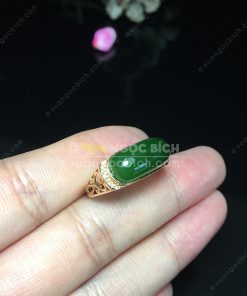 Nhẫn Ngọc Bích Nephrite Jade (VNB-NN115) 11 Nhẫn Ngọc Bích Nephrite Jade (VNB-NN115) 5