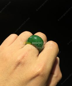 Nhẫn Yên Ngựa Ngọc Bích Nephrite Jade (VNB-NN109) 15 Nhẫn Yên Ngựa Ngọc Bích Nephrite Jade (VNB-NN109) 8