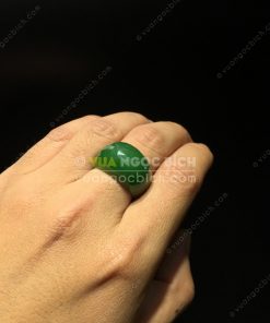 Nhẫn Yên Ngựa Ngọc Bích Nephrite Jade (VNB-NN109) 14 Nhẫn Yên Ngựa Ngọc Bích Nephrite Jade (VNB-NN109) 7