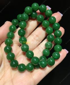 Vòng Tay Ngọc Bích Nephrite Jade 10mm VIP (VNB-VT050-2) 7