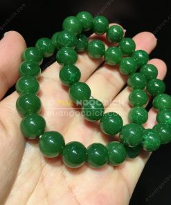 Vòng Tay Ngọc Bích Nephrite Jade 10mm VIP (VNB-VT050-2) 5